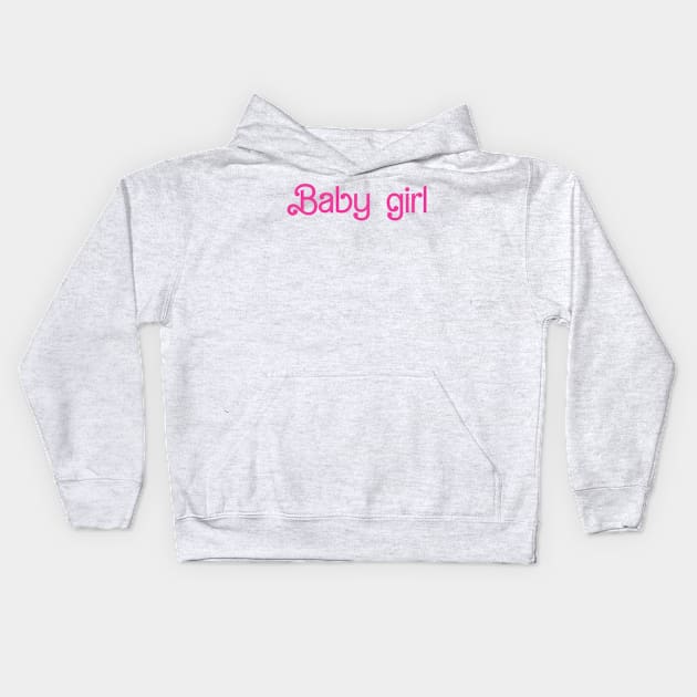 Baby Girl Kids Hoodie by Badgirlart